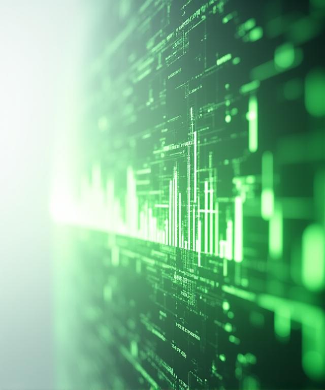 Abstract representation of data flow and financial neural networks